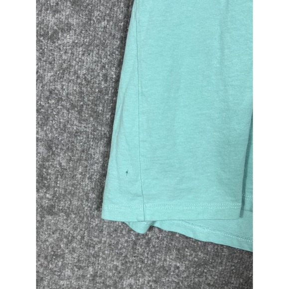 Life Is Good Classic Fit V-Neck FIND YOUR ANCHOR Top Womens Size Large Turquoise - Picture 16 of 16